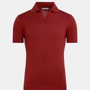 Suit Supply Cotton Silk Polo